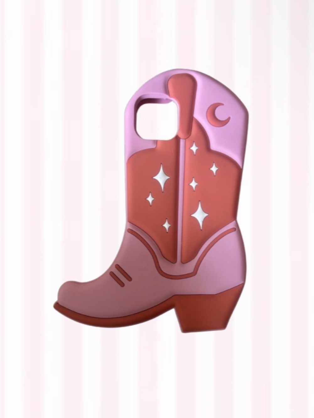 Cowboy Boot iPhone Case in Pink and Mauve - Iphone 11